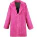 Buy Hanxiulin Oversized Plush Jacket for Women | Warm Fleece Hoodie & Outdoor Transition Jacket - 3XL Pink - Buy Online on GoSupps.com