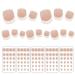 120pcs Child Fake Nails Nude French Natural White Tips Short Round Press On Nails Kid Cute Christmas Party Show 5 * 24pcs French style 5packs kids nails