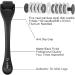 Dr.roller Derma Roller Hair Growth Men Beard Roller Microneedling Roller for Growth 540 0.5mm Titanium Micro Needles Beard Growth Roller (Black) - Buy Online on GoSupps.com