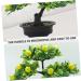 Ciieeo 2pcs Artificial Fruit Tree Faux Potted Plants Flower Vases Decorative Lemon Tree Artificial Fruit Potted Faux Fruit Tree Bonsai Fake Lemon Bonsai Linden Tree Pvc Desktop Office As Shown 1 30X27X16CM - Buy Online on GoSupps.com