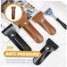 Beavorty Razor Storage Case - Travel-Friendly PU Cover for Shaving Razors Stylish Brown Design 16.5x4.2x1cm - Buy Online on GoSupps.com