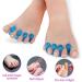 JOCXZI Pack of 4 Toe Separators - Nail Polish Nail Polish Toe Separator Toe Separator Women's Silicone Finger Separator for Overlapping Toes Bunions Hammer Toes Foot Pain Relief - Buy Online on GoSupps.com