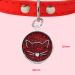 Personalized Ibera Gifts for Medium to Large Cats - Engraved Collar & Red Glitter Neck Band - Buy Online on GoSupps.com