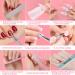 Gel Nail Polish Remover Kit - TsMADDTs 10pcs Remover Clips, Cuticle Trimmer, Nail Cotton Pads, Brush, File - 400/4000 Grit - Buy Online on GoSupps.com