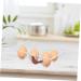 Angoily Egg Rack Egg Display Stands Fridge Containers Egg Holder Tray Eggs Refrigerator Iron Dispenser White White 18X12X5.5CM - Buy Online on GoSupps.com