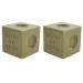Wholesome Rock Marius Fabre Marseille Soap 72% Olive Oil - Pack of 2 X 400g