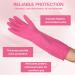 COMNICO 15-inch Extra Long Rubber Cleaning Gloves - Waterproof Non-Slip Reusable for Kitchen & Bathroom - Dishwashing, Bleaching - 1 Pair (Red or Green) - Grippy Latex Supplies - Buy Online on GoSupps.com