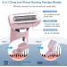 Hatteker Electric Lady Shaver | Waterproof Bikini Trimmer for Women | Rechargeable Wet & Dry Razor for Legs & Underarms - Buy Online on GoSupps.com