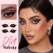 Patchs for Cils Lazy Eye Shadow Autocollants for Cils Lazy 7 Paires D'autocollants for Fards Paupi res Paillet s avec Cils Fard Paupi res Et Cils Faciles Appliquer en Un(Purple) - Buy Online on GoSupps.com