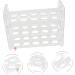 Healeved Refrigerator Egg Rack Door Rack Holder Home -layer Three-layer Egg Refrigerator for Stand Organizer Fridge Kitchen White 25.00X20.00X11.00CM - Buy Online on GoSupps.com