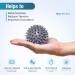 Foot Massage Roller & Hard Spiked Ball Set for Plantar Fasciitis Relief | Stress Relief & Muscle Relaxation | Perfect for Wrist & Forearm Pain - Buy Online on GoSupps.com