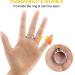 Ring Sizer Adjuster 16 Pack - Silicone Invisible Reducer Guards for Loose Wide Band Rings - Buy Online on GoSupps.com
