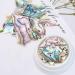 Charm Rhinestone Sea Shell Natural Nail Decorations 3D Texture Nails Abalone Shell Slice Nail Art Slices(1) Style1