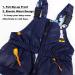 Kids Winter Puffer Jacket and Snow Bib Pants Ski Suit Set | 4-5 Years Blue - Buy Online on GoSupps.com