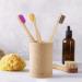 NUDUKO 10 Pack Biodegradable Bamboo Toothbrushes | Eco-Friendly Natural Wooden Toothbrush Set | BPA Free, Soft Bristles, Compostable | Multicolor Colored Soft Bristles - Buy Online on GoSupps.com
