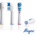 Replacement Brush Heads for Oral B - Double Clean Design Pack of 20 - Compatible with Pro 7000 1000 8000 9000 1500 5000 Kids & Vitality - Buy Online on GoSupps.com