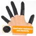 Buy FRCOLOR 200pcs Rubber Finger Stalls | Multi-Function Finger Protectors & Covers - Portable Replaceable Medium Black Finger Cots for eCommerce International Shipping - Buy Online on GoSupps.com