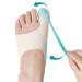 DINGBLUE Bunion Corrector for Women Men Adjustable Bunion Splint Big Toe Straightener Toe Separators for Overlapping Toes Soft Bunion Socks for in Shoes - Day And Night Pain 1 Pair (L) - Buy Online on GoSupps.com