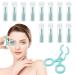 Jaeskeclip 13pcs Contact Lens Remover Set Daily Use Odorless Suction Cup Portable Eye Contact Remover Suction Cup with Contact Lenses Carrying Aids for Short Travel Blue