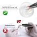 AMAZDIP Nail Drill Bits Cuticle Cleaner Case Tool - 2-in-1 Steel Wire & Nylon Brush for Carbide/Ceramic Bits - White - Buy Online on GoSupps.com
