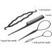 Benkeg Hair Bun Kit - 4 Pcs Twist Making Clips & Pins for DIY Braid Styles - Premium Hair Accessories - Buy Online on GoSupps.com