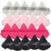 1-12Pcs Triangle Velvet Powder Puff Flours Mini Face Makeup Sponge Cosmetics Soft Cotton Face Powder Puff Lightweight Washable (Color : 6Pcs-Black) - Buy Online on GoSupps.com