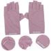 MERRYHAPY 1 Pair Gloves Gel Manicure Gloves Fingerless Gloves Womens Gloves Nail Light Touchscreen Gloves Summer Driving Gloves Manicure Gloves Protection Gloves for Protection 19.5x8cm - Buy Online on GoSupps.com