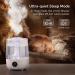 ALACRIS Smart Humidifier 4L - Constant Humidity, LED Display, Ultra-quiet Operation - Perfect for Bedroom, Baby Room - Up to 30H - 30 (Upgraded) - Buy Online on GoSupps.com