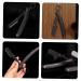 Stainless Steel Folding Razor Holder for Hairdressing & Shaving | Manual Beard & Eyebrow Cutter with Wooden Handle - Ideal for Men - Buy Online on GoSupps.com