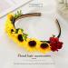 JEAIRTS LED Sunflower Headband for Women and Girls - Glowing Floral Hair Accessory (2-Sunflower) - Buy Online on GoSupps.com