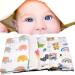 Duncan Duck 6 Layer Muslin Cloths for Baby - Super Soft and Absorbing Muslin Squares - a newborn essentials - baby wash cloth - burp cloths for newborn - muslin squares - 100% cotton.(Dinosaur)