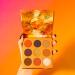 Docolor Gemstone Shadow Palette - 9 Highly Pigmented Colors for Naked, Smokey, and Glitter Makeup Looks | Long Lasting, Waterproof Formula - Orange - Buy Online on GoSupps.com