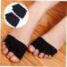 Shop Healeeved Women's Half Socks - Comfortable Cotton Toe Socks for Sandals & Pumps - Invisible Liner & Five Toes Design - Buy Online on GoSupps.com