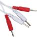 5-Piece Electrode Cable Set - 1 to 4 Pin 4.9ft Length 2.5mm Plug for TENS Unit - Boost Blood Circulation - International Shipping Available - Buy Online on GoSupps.com