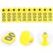 Balacoo 100pcs Sheep & Cattle Ear Tags - Durable Animal Identification & Livestock Number Tags - Buy Online on GoSupps.com