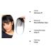 Clip-in Bangs | 100% Remy Real Hair Fringe Extension | Natural Glatt Black | International Shipping - Buy Online on GoSupps.com