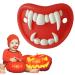 Tytlyworth Baby Pacifier | Halloween Pumpkin Skeleton Vampire Teeth | Natural Silicone for Newborns | Perfect Gift for Halloween Parties - Buy Online on GoSupps.com