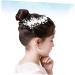 ifundom Rhinestone Bridal Comb floral hair comb bride Bridal Side Combs pearl bridal hair comb bridal headpieces for wedding pearl hair comb for women Small and fresh Miss flowers - Buy Online on GoSupps.com