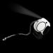 Ultra White Extendable Dog Lead with LED Light & Waste Bag Holder - 5m Retractable Leash for Large Dogs - Reflective & Strong Training Lead for Small, Medium, and Large Dogs - Buy Online on GoSupps.com