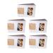 Pack Of 50 Practical Paper Bags Cookie Package Bag With Window Convenient Packaging Bag For Baking Food Parties Supplies Clear Window Packaging Bag