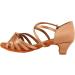 Soft Comfortable Latin Dance Shoes for Kids & Girls - 4 cm Heel Light Brown Size 30 EU | Fashionable & Durable - Buy Online on GoSupps.com
