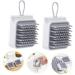 Beatifufu 2Pcs Shampoo Massage Brush for Scalp Cleansing Manual Massage Brush for Women Pets for Exfoliation Comfortable Easy to Use - Buy Online on GoSupps.com