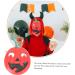 Holibanna 4 pcs Smile Props Halloween Costumes Red Fashion Horror Costume Favors Festival Covers Cosplay Plastic Scary Head Funny Decor Creepy Party Decoration Decorative Pumpkin 25x19cm Red - Buy Online on GoSupps.com