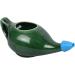 HealthGoodsIn Ceramic Neti Pot Premium Handcrafted Durable Dishwasher Safe with 2 Silicone Nozzle Tip 225 Ml. (7.6 FL Oz) Capacity (Green Crackle) - Buy Online on GoSupps.com