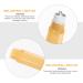 2 Pack Yellow Cosmetic Roll-On Bottles - Perfect for Eye Gel & Face Cream | Travel-Ready Plastic Tubes for Home & Outdoor Use - Buy Online on GoSupps.com