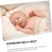 Alasum Navel Waist Button Wrap for Newborn Infants - 12 pcs, Belly Warm Cotton Band for Umbilical Hernia, Infant Cord Toddlers Protector Cover Belt - 38.5X12CM - Buy Online on GoSupps.com