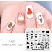Kads Nail Art Stamp Template - Cute Ice Cream Design Plate for DIY Manicure | Stamping Tools for Nail Art - Buy Online on GoSupps.com