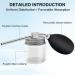 Hair Fiber Spray Applicator for Women and Men - One-Handed Operation, Works with All Brands of Fibers (Fibers Not Included) - Buy Online on GoSupps.com