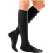 Vitalphysio Compression Knee Stockings CCL2 - 18-24 mmHg Support for Varicose Veins & Blood Circulation - Elastic Toe-Free Black XL - Buy Online on GoSupps.com