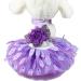 Yekeyi spring-summer princess dress for rabbits dogs cats cute rabbit decor tutu dress rock pet costumes XL leaves violet